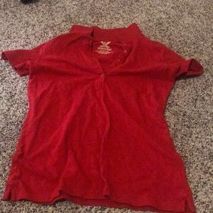 Red Button Polo